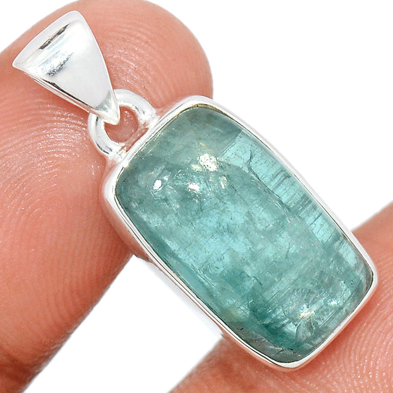 1.1" Aqua Kyanite Cabochon Pendants - AKCP269