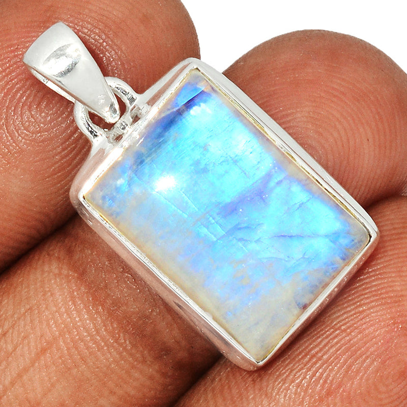 1.2" Blue Fire Moonstone Pendants - BFMP2453