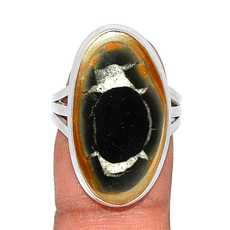 Black Septarian Ring - BSRR148