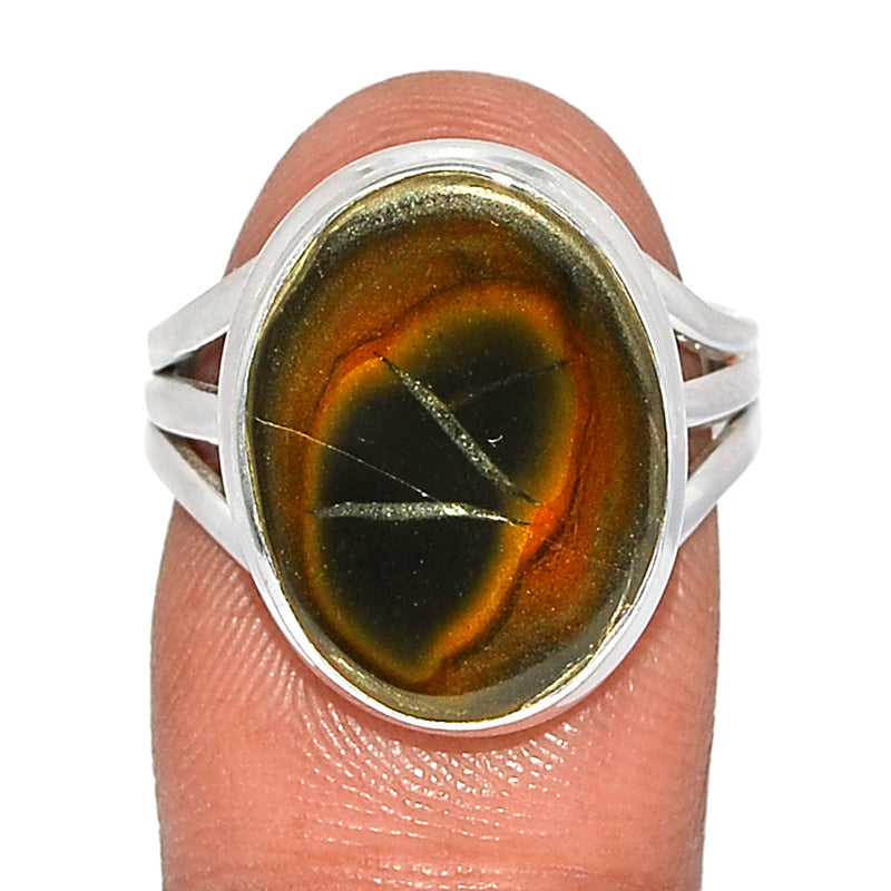 Black Septarian Ring - BSRR156