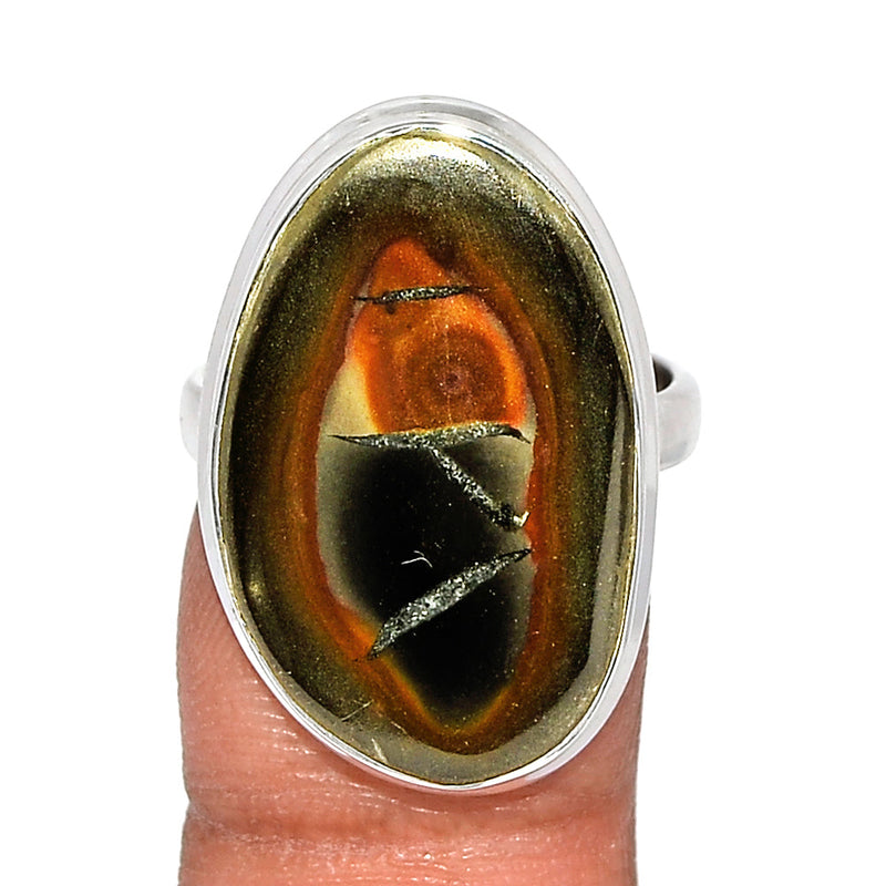 Black Septarian Ring - BSRR168