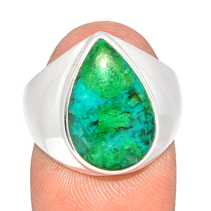 Solid - Chrysocolla Peru Ring - CCPR653