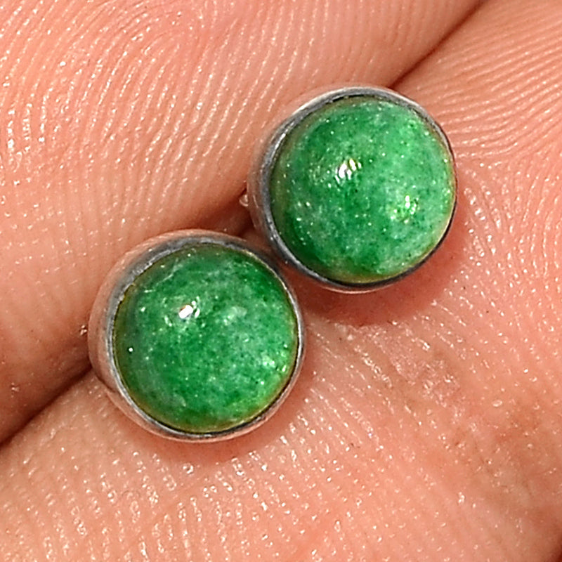 Green Aventurine Studs - GAVS49