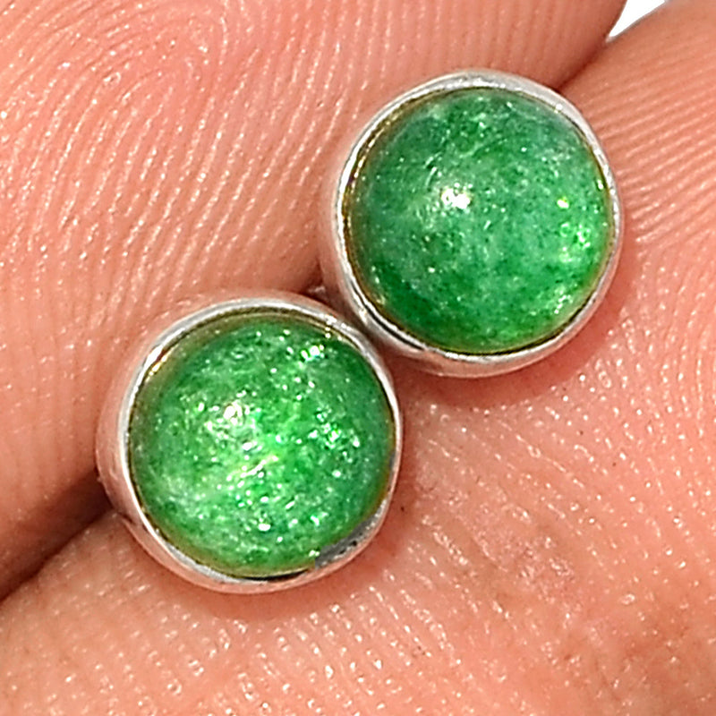 Green Aventurine Studs - GAVS64