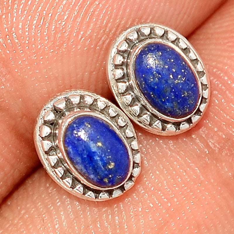 Small Filigree - Lapis Lazuli Studs - LPSS459