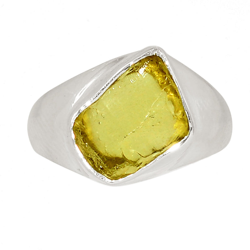Solid - Lemon Topaz Rough Ring - LTRR135
