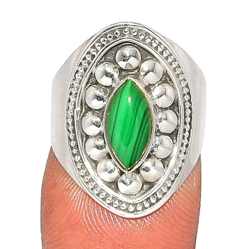 Fine Filigree - Malachite Ring - MALR2273