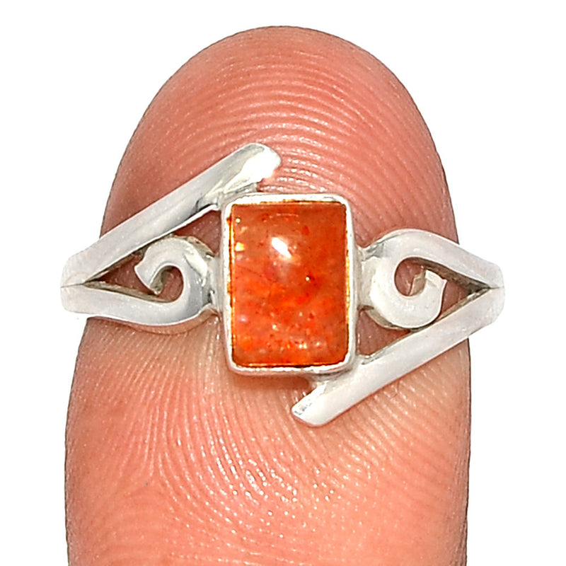 Small Plain - Sunstone Ring - SNSR1209