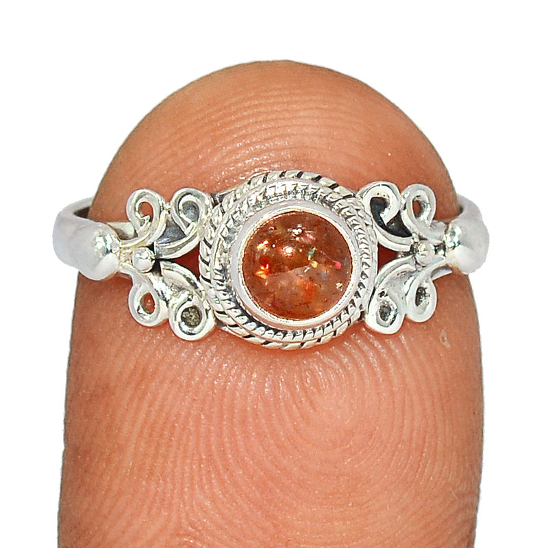 Small Filigree - Sunstone Ring - SNSR1217