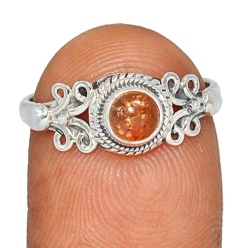 Small Filigree - Sunstone Ring - SNSR1224