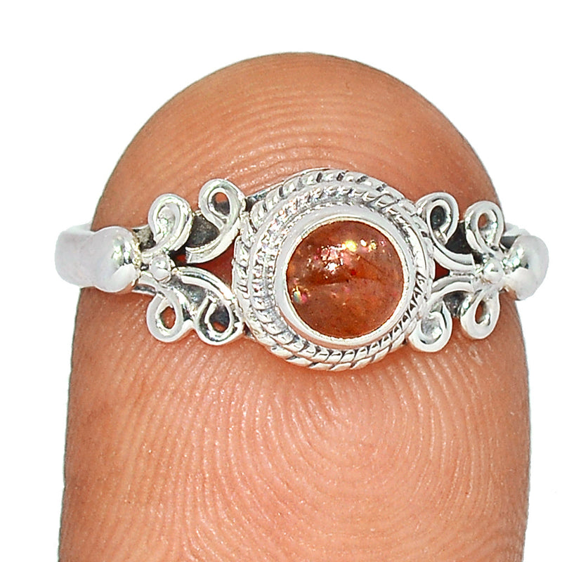 Small Filigree - Sunstone Ring - SNSR1226