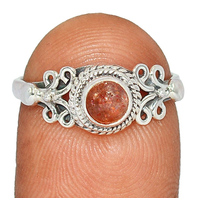 Small Filigree - Sunstone Ring - SNSR1227