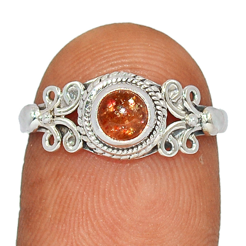 Small Filigree - Sunstone Ring - SNSR1228