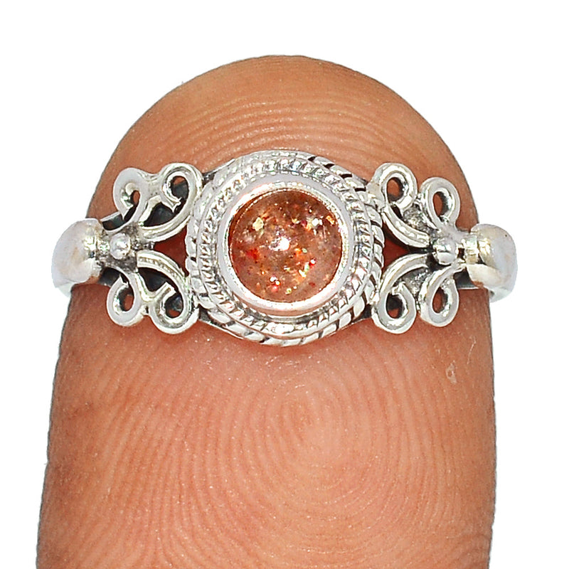 Small Filigree - Sunstone Ring - SNSR1229