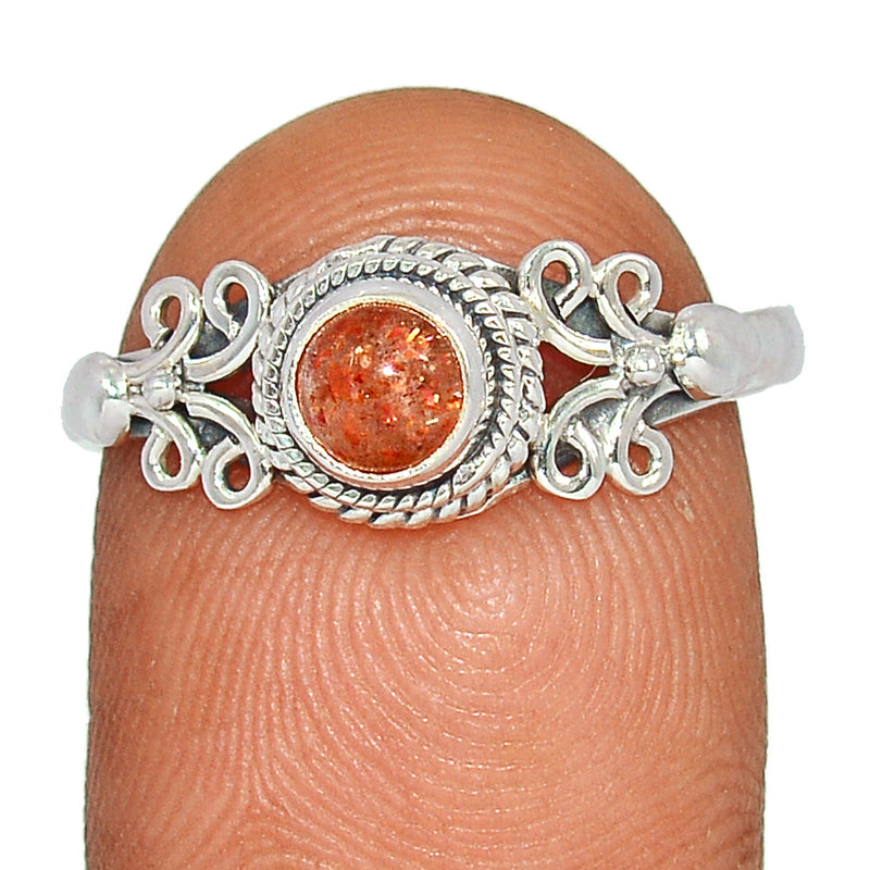 Small Filigree - Sunstone Ring - SNSR1230