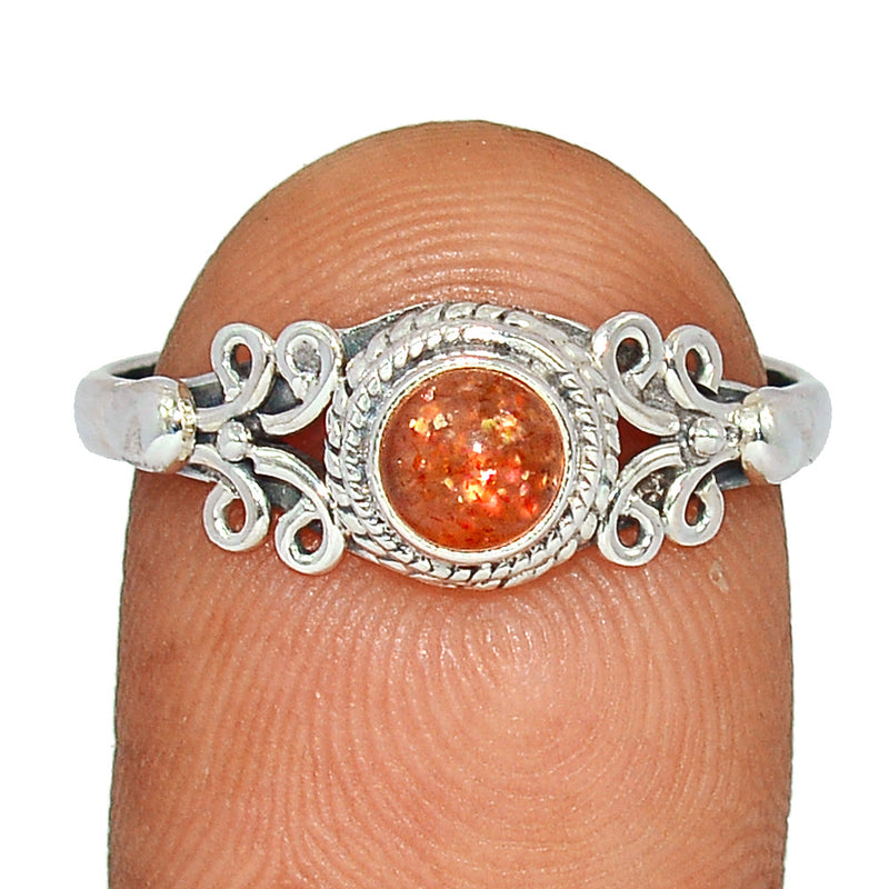 Small Filigree - Sunstone Ring - SNSR1231