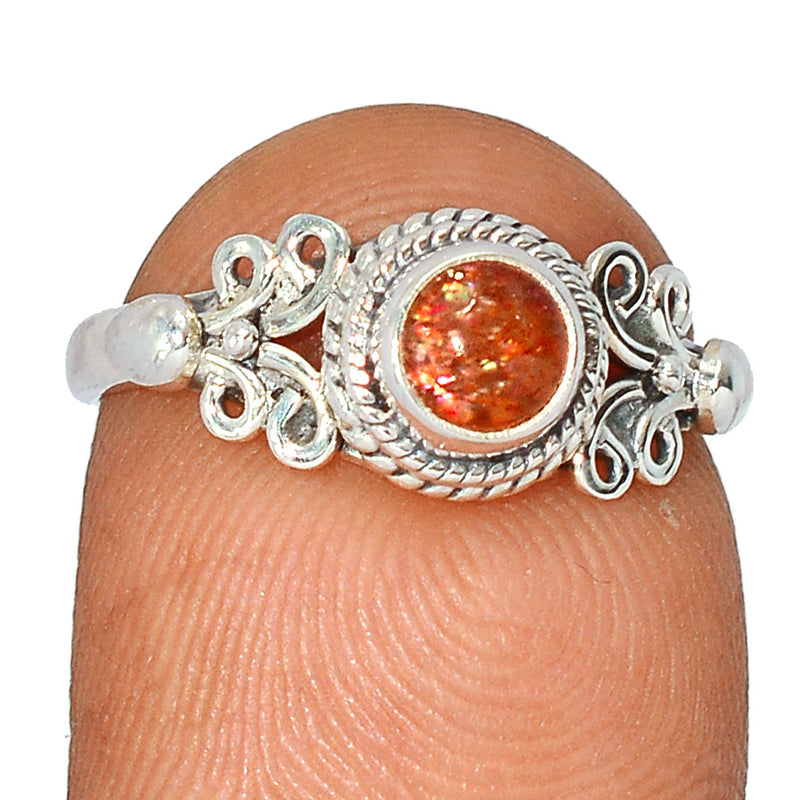 Small Filigree - Sunstone Ring - SNSR1232