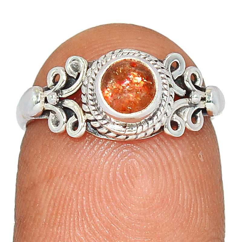 Small Filigree - Sunstone Ring - SNSR1234