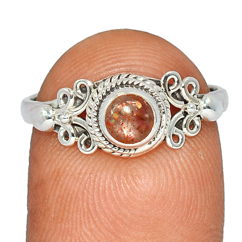 Small Filigree - Sunstone Ring - SNSR1238