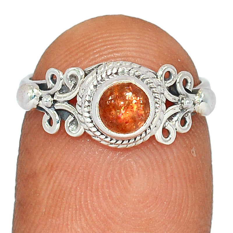 Small Filigree - Sunstone Ring - SNSR1240