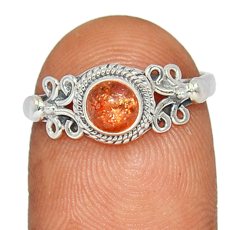 Small Filigree - Sunstone Ring - SNSR1241