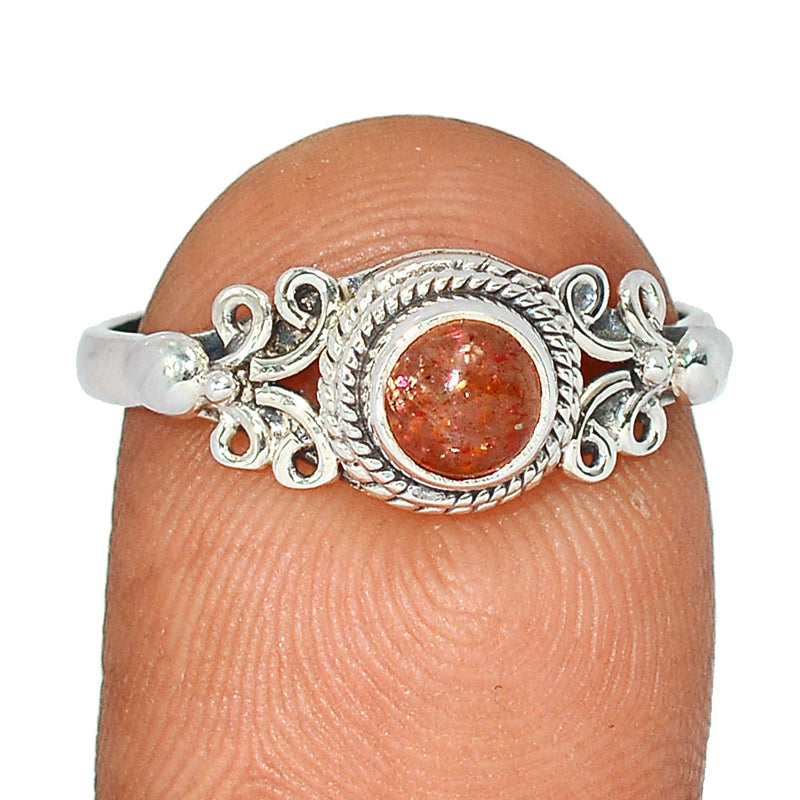 Small Filigree - Sunstone Ring - SNSR1242