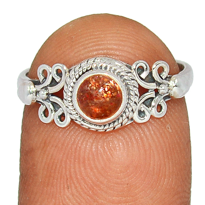 Small Filigree - Sunstone Ring - SNSR1243