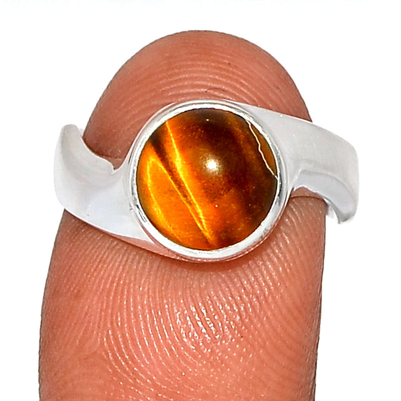 Small Plain - Tiger Eye Ring - TEYR1245