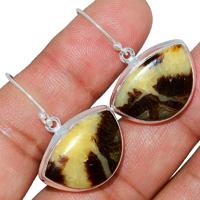 Yellow Septarian Earring-YSPE59