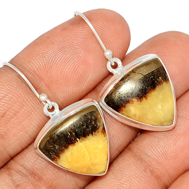 1.3" Yellow Septerian Earrings - YSPE66