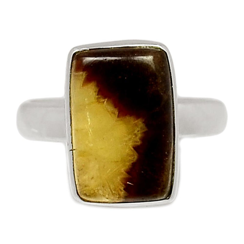Yellow Septarian Ring - YSPR170