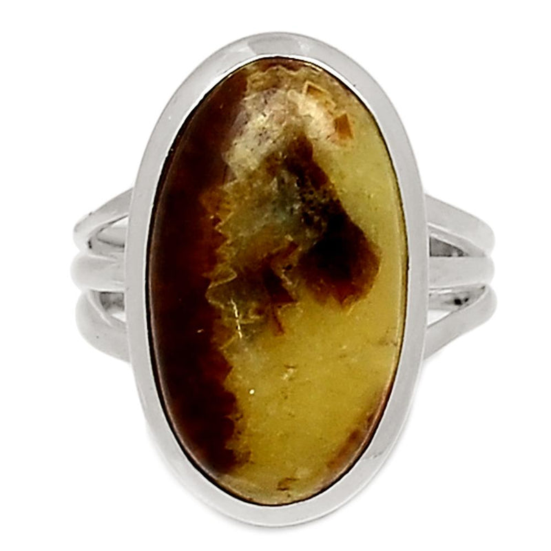 Yellow Septarian Ring - YSPR184