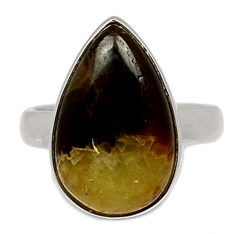 Yellow Septarian Ring - YSPR197