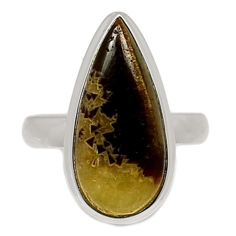 Yellow Septarian Ring - YSPR199