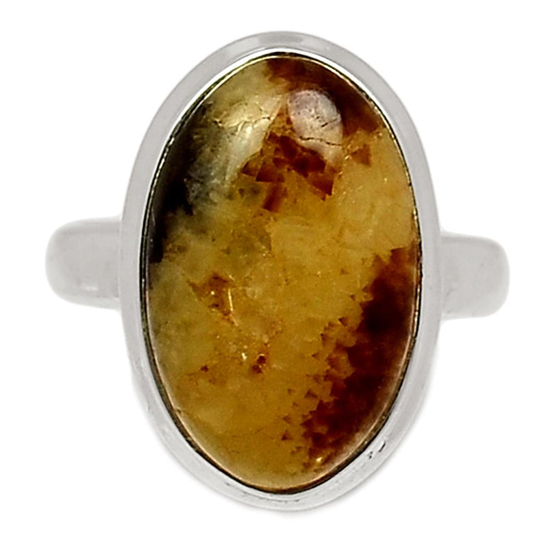 Yellow Septarian Ring - YSPR203