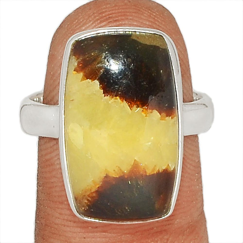 Yellow Septarian Ring - YSPR221