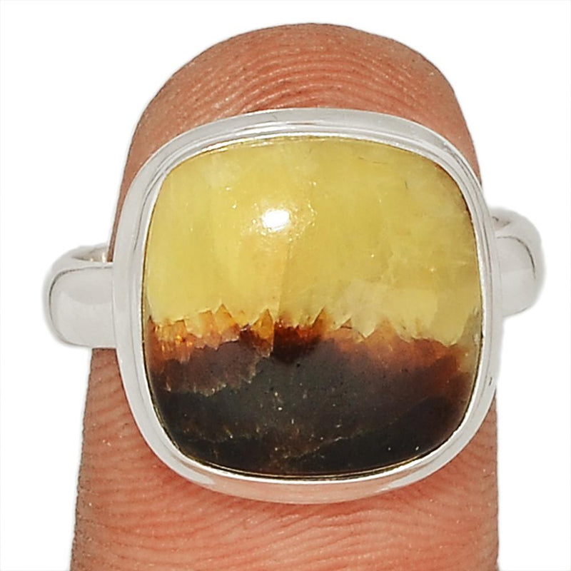 Yellow Septarian Ring - YSPR253