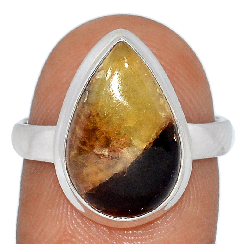 Yellow Septarian Ring - YSPR290