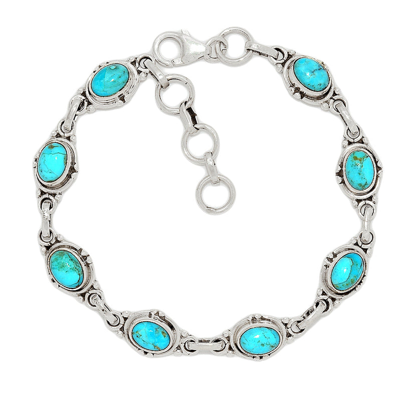 8.1" Blue Mohave Turquoise Bracelets - BMTB159