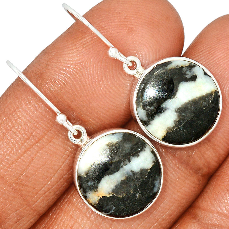 1.3" Zebra Jasper Earrings - ZBJE102