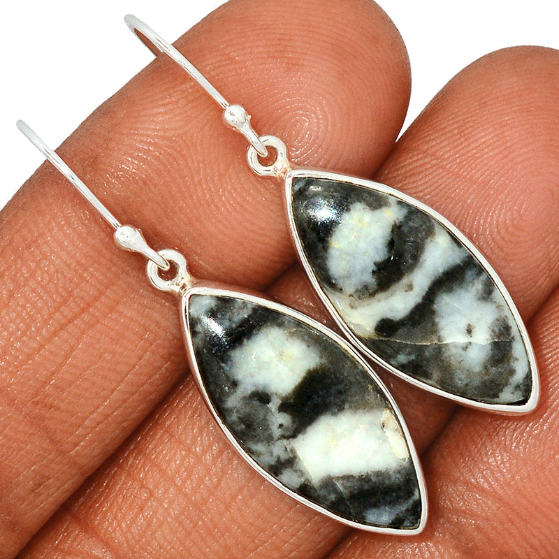 1.7" Zebra Jasper Earrings - ZBJE103