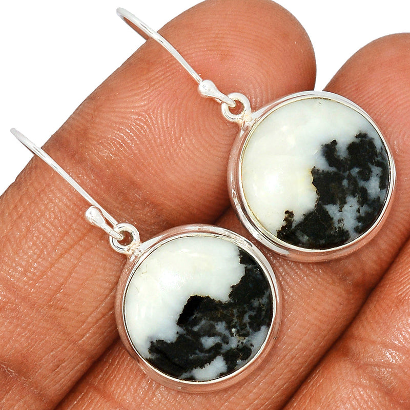 1.3" Zebra Jasper Earrings - ZBJE84