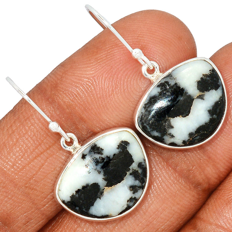 1.2" Zebra Jasper Earrings - ZBJE85