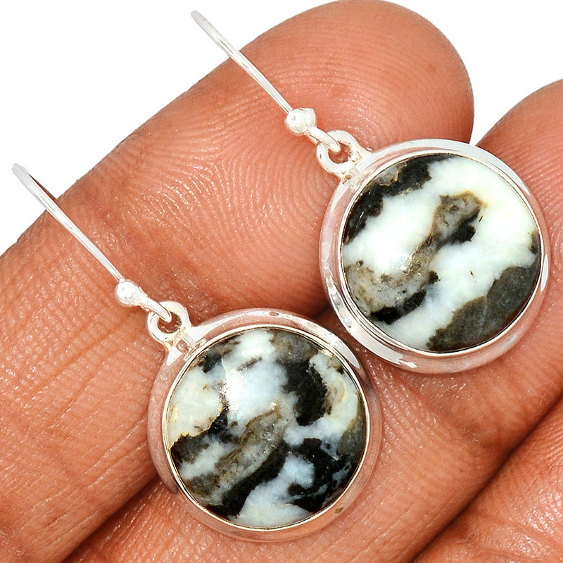 1.3" Zebra Jasper Earrings - ZBJE88