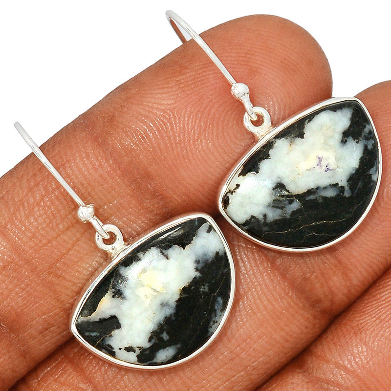 1.3" Zebra Jasper Earrings - ZBJE99