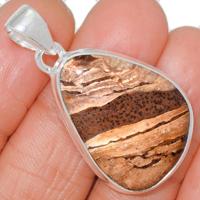 1.5" Zebra Jasper Pendants - ZBJP48