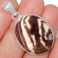 1.5" Zebra Jasper Pendants - ZBJP79