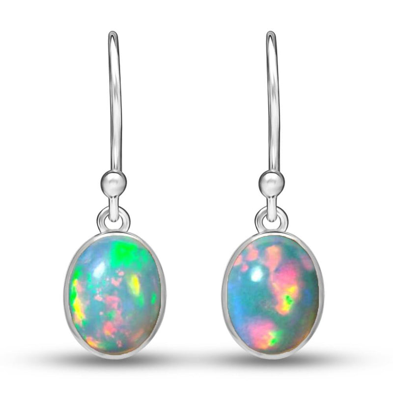 7*5 MM Oval - Ethiopian Opal Jewelry Earrings - CB-E910EO Catalogue