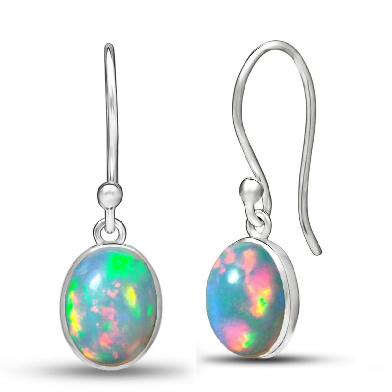 7*5 MM Oval - Ethiopian Opal Jewelry Earrings - CB-E910EO Catalogue