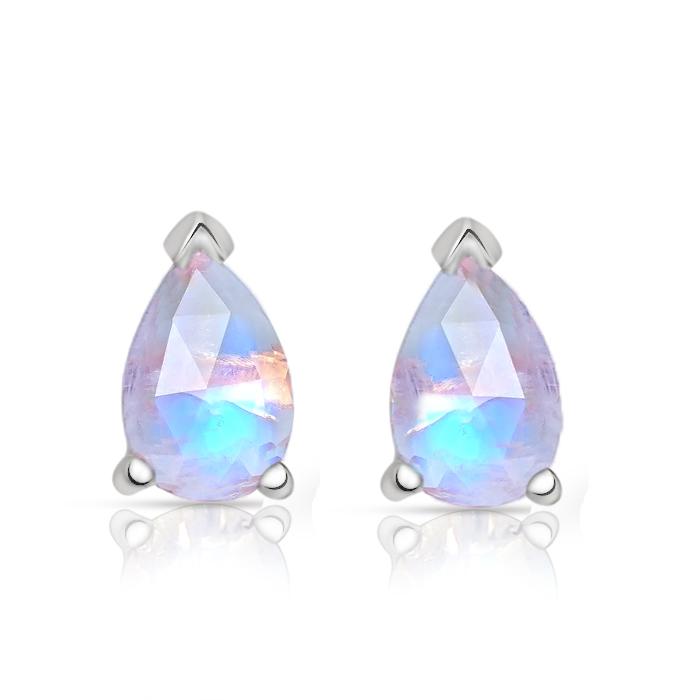6*4 MM Pear - Moonstone Faceted Stud - SBC105-RM Catalogue
